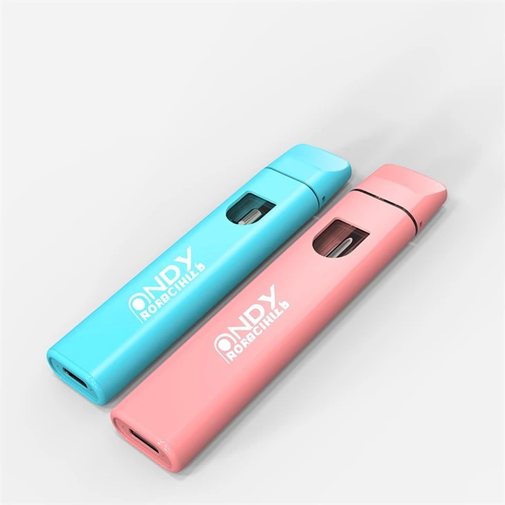Factory Wholesale 1ml 2ml Disposable Vape Pen Device Vaporizer 350mAh Rechargeable Electronic Cigarette Vapes For Hhc Thick Oil