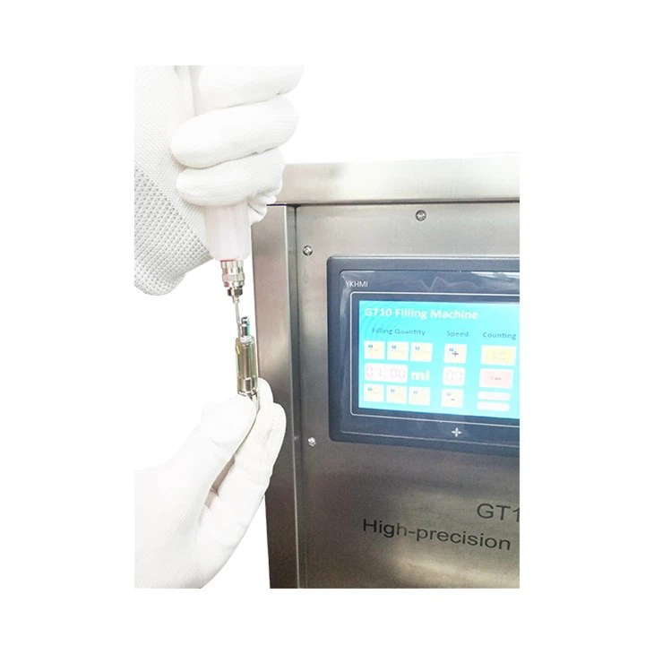 Czech Hot Selling Manual GT10 1ml/2ml/5ml CBD/THC Thick Oil Disposable Vape Pen Filling Machine