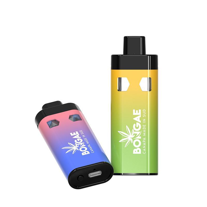 LA CBD Vaporizer Çok Satılan 1ml+1ml 2G Çift Hazneli Buhar Damıtma Tek Kullanımlık Vape Kalemi