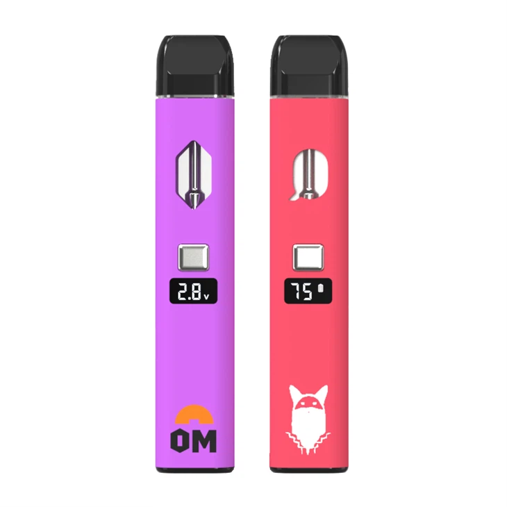 NJ Custom En Popüler 2ML Boş Delta 8 Hhc CBD Vape Cihazı Kalın Yağ Tek Kullanımlık Vape Kalemi Vaporizatör Üreticisi ve Tedarikçisi